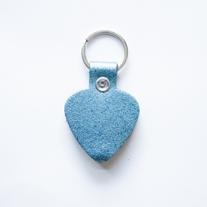 Guitar Pick Holder Ocean Blue Leather Guitar Pick Case